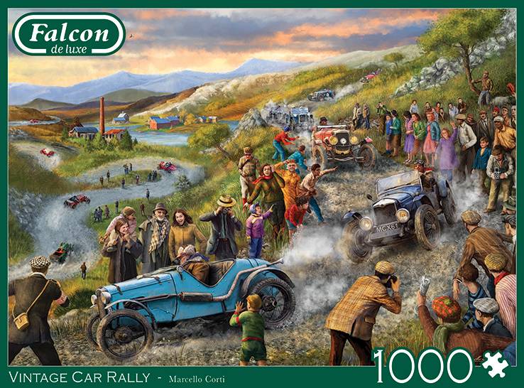 Falcon 11347 Marcello Corti Oldtimer-Rallye 1000 Teile Puzzle