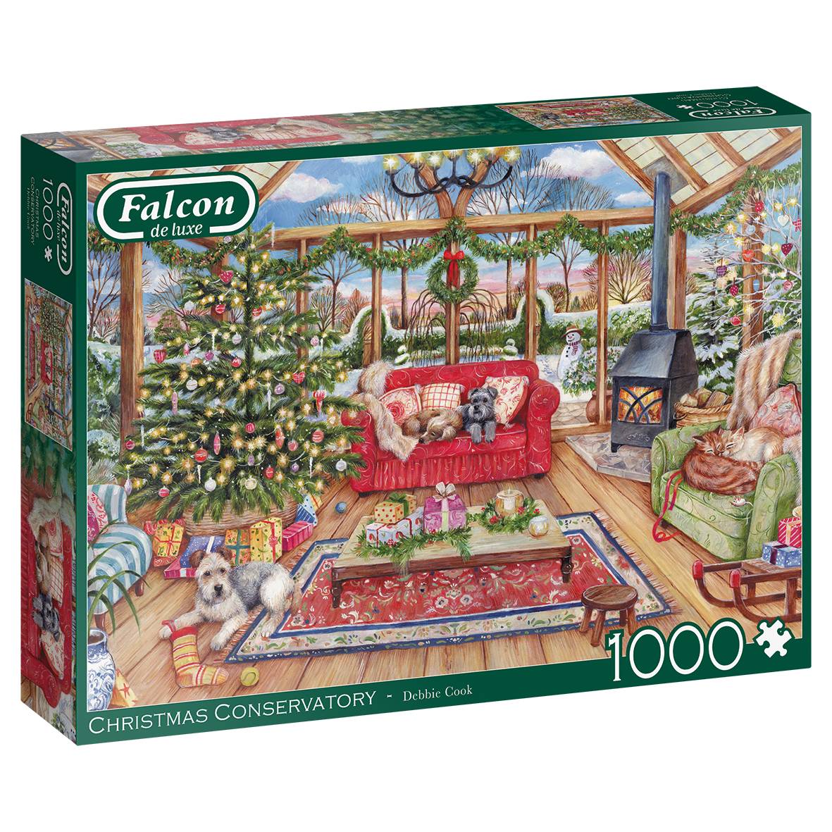 Weihnachtskonservatorium 1000 Teile Puzzle