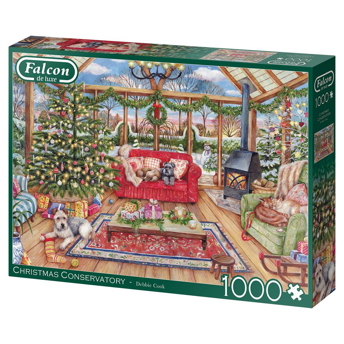 Weihnachtskonservatorium 1000 Teile Puzzle