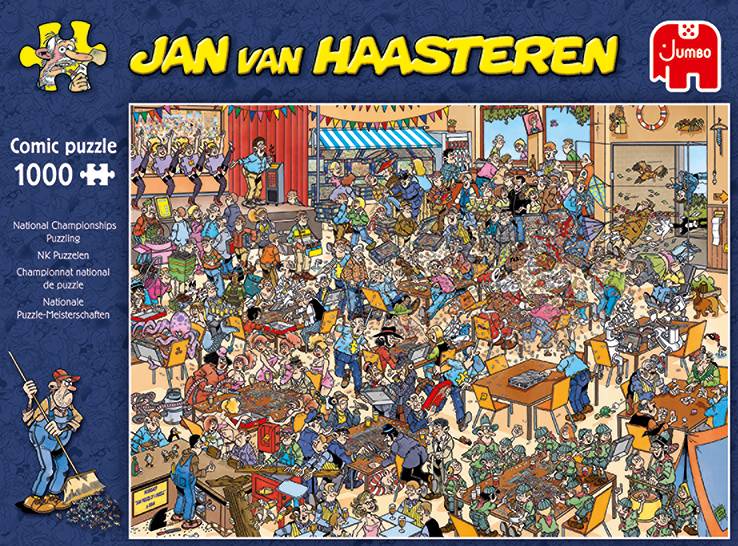 JUMBO 19090 Jan van Haasteren Nationale Puzzle-Meisterschaften 1000 Teile Puzzle
