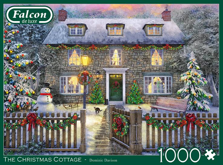 Falcon 11313 Dominic Davison Das Weihnachtshaus 1000 Teile Puzzle