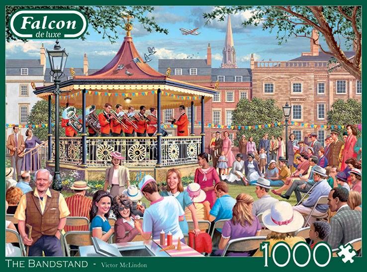 Falcon 11330 Victor McLindon Der Musikpavillon 1000 Teile Puzzle