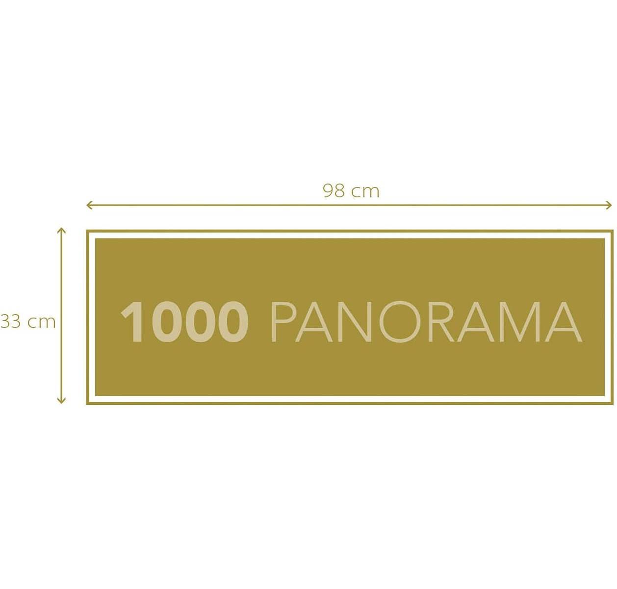 Clementoni 39611 - Panorama Puzzle - Marvel (1000 Teile) Superhelden Puzzel