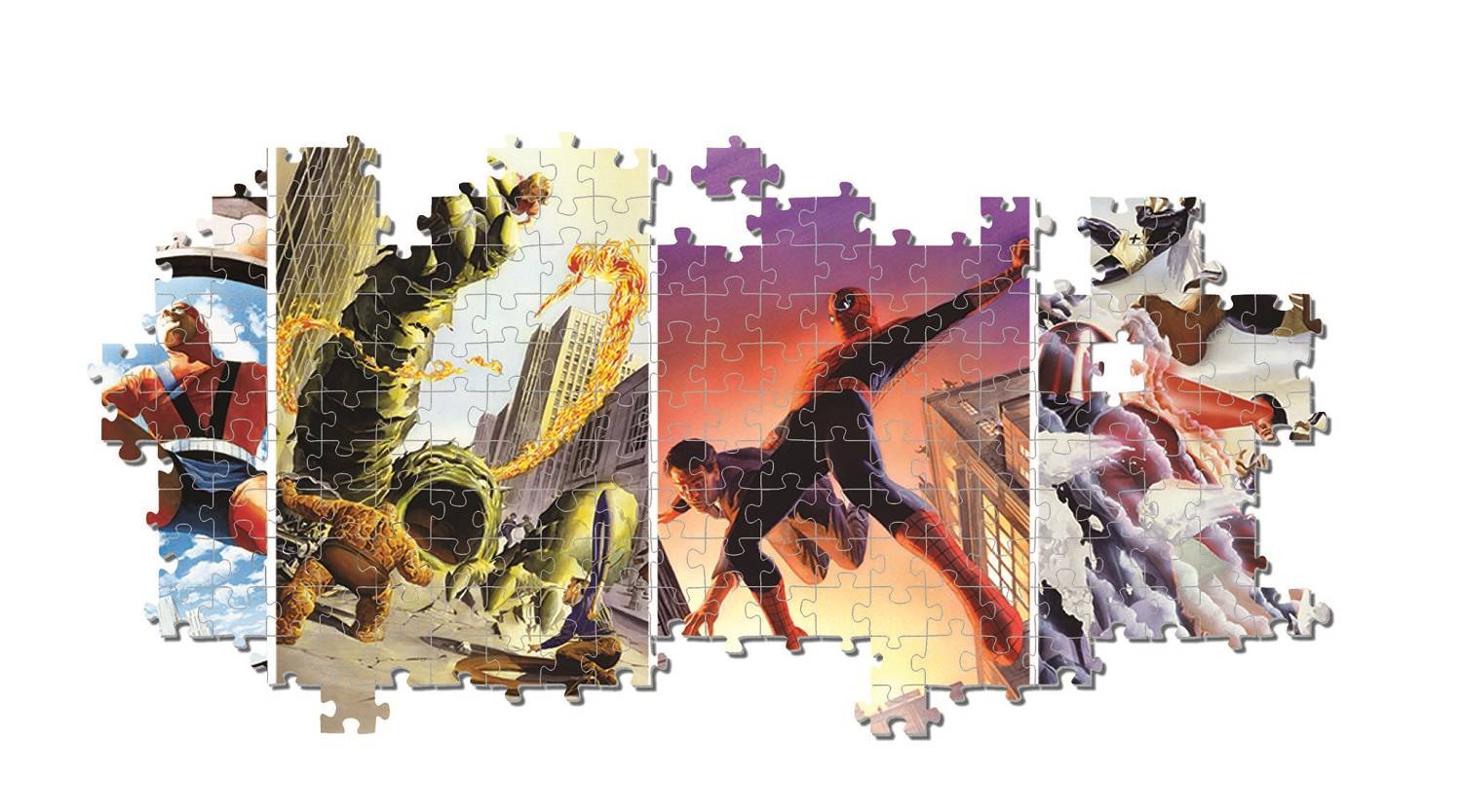 Clementoni 39611 Marvel 1000 Teile Panorama Puzzle