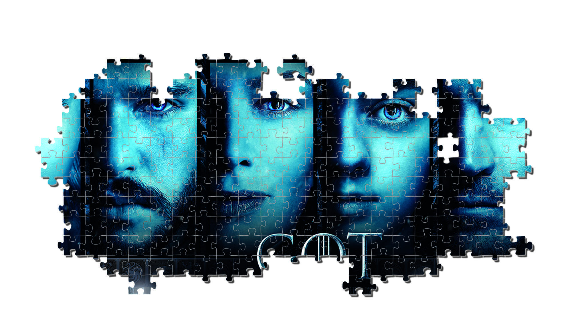 Clementoni 39590 Game of Thrones 1000 Teile Panorama Puzzle