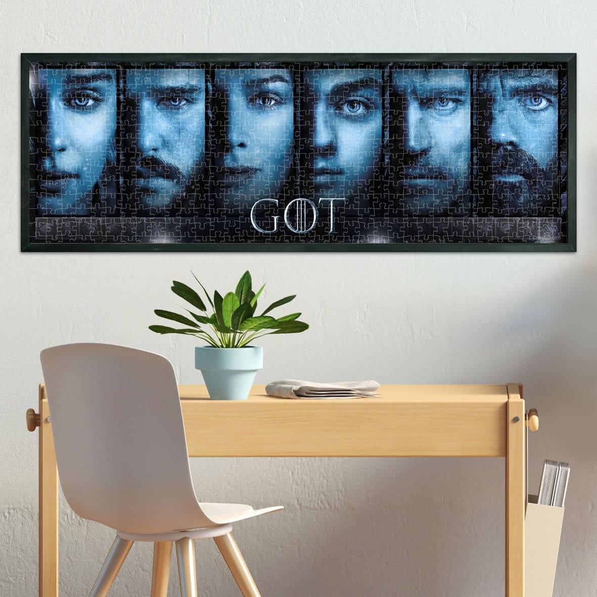 Clementoni 39590 Game of Thrones 1000 Teile Panorama Puzzle