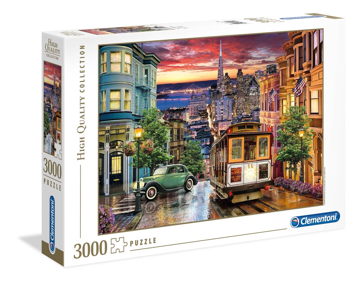 Clementoni 33547 San Francisco - 3000 Teile Puzzle - High Quality Collection