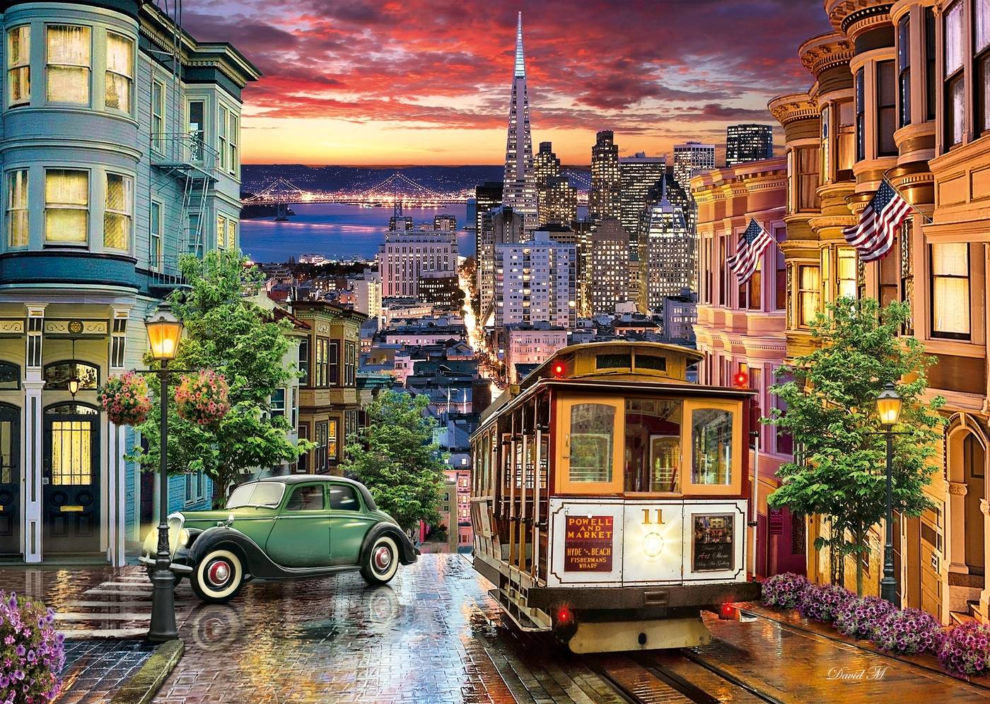 Clementoni 33547 San Francisco - 3000 Teile Puzzle - High Quality Collection