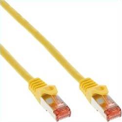 INLINE - Patchkabel - S/FTP (PiMf) - Cat.6 - 250MHz - PVC - CCA - gelb - 5m