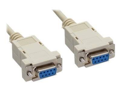 InLine - Nullmodemkabel - DB-9 (W) bis DB-9 (W)