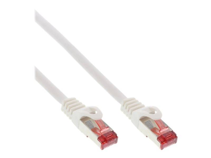 INLINE - Patchkabel - S/FTP (PiMf) - Cat.6 - 250MHz - PVC - Kupfer - weiß - 5m