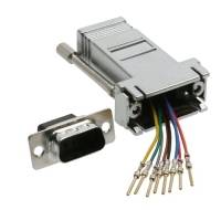 INLINE - Adapter - 9pol Sub D Stecker an RJ45 Buchse - metallisiert