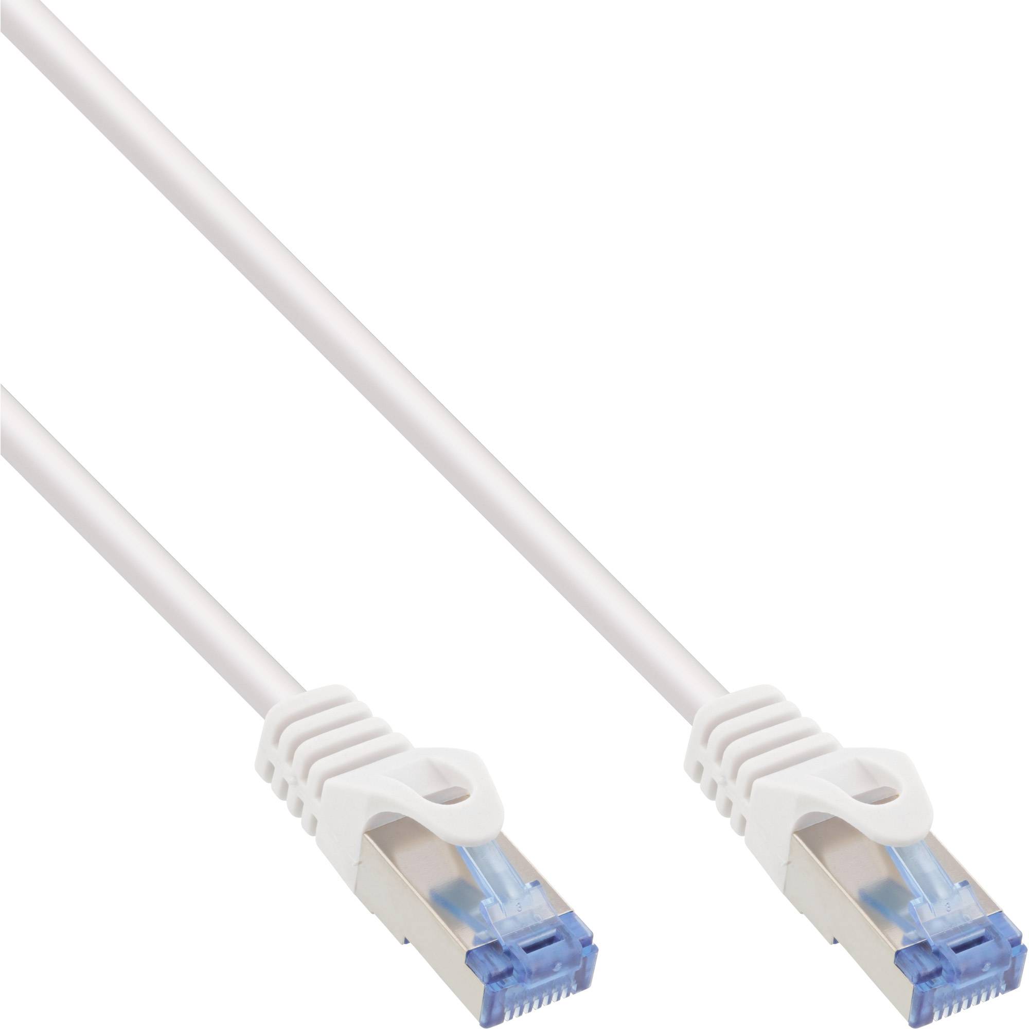 INLINE - Patchkabel - Cat.6A - S/FTP - TPE flexibel - weiß - 10m