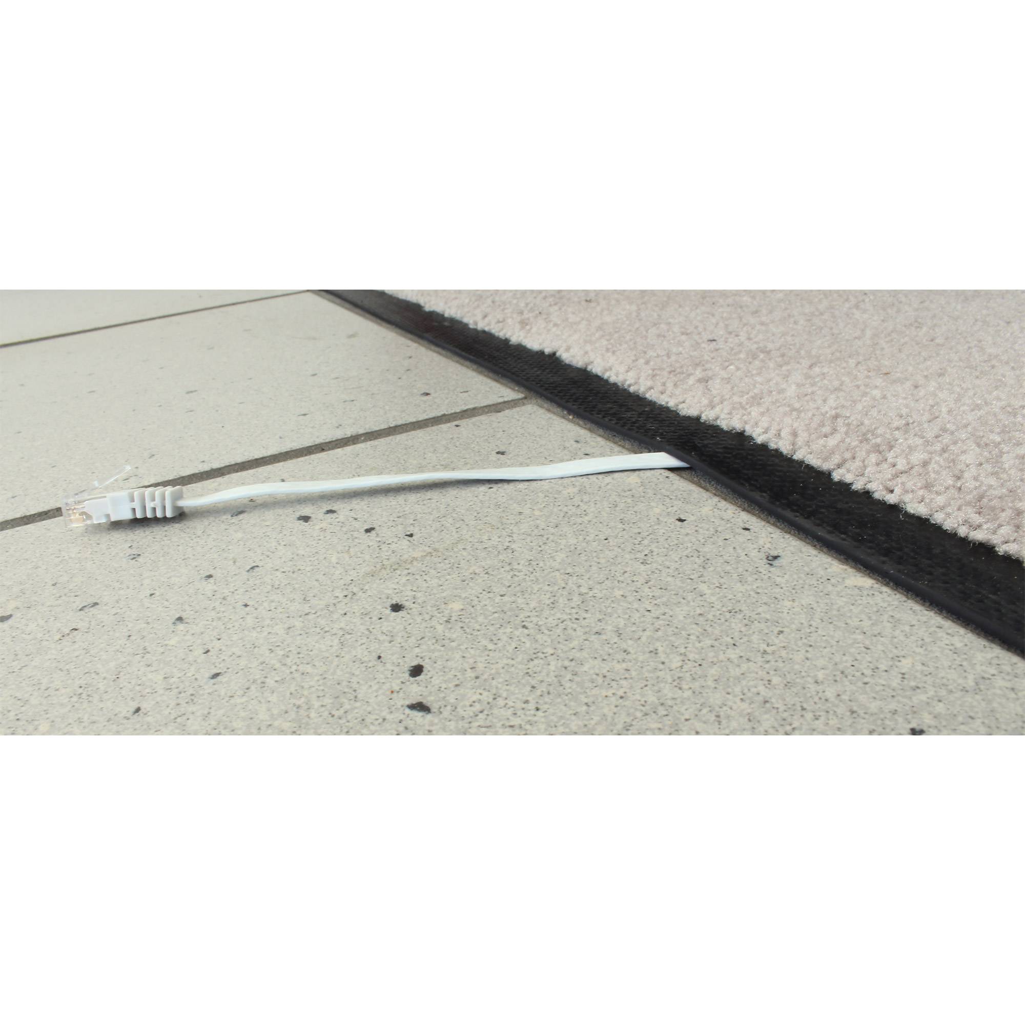 INLINE - Patchkabel flach - U/UTP - Cat.6 - grau - 7m