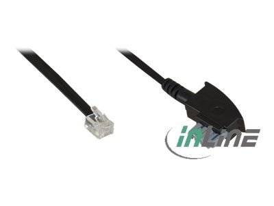 INLINE - TAE-N Anschlusskabel - TAE-N zu RJ11 (6P4C) - 6m