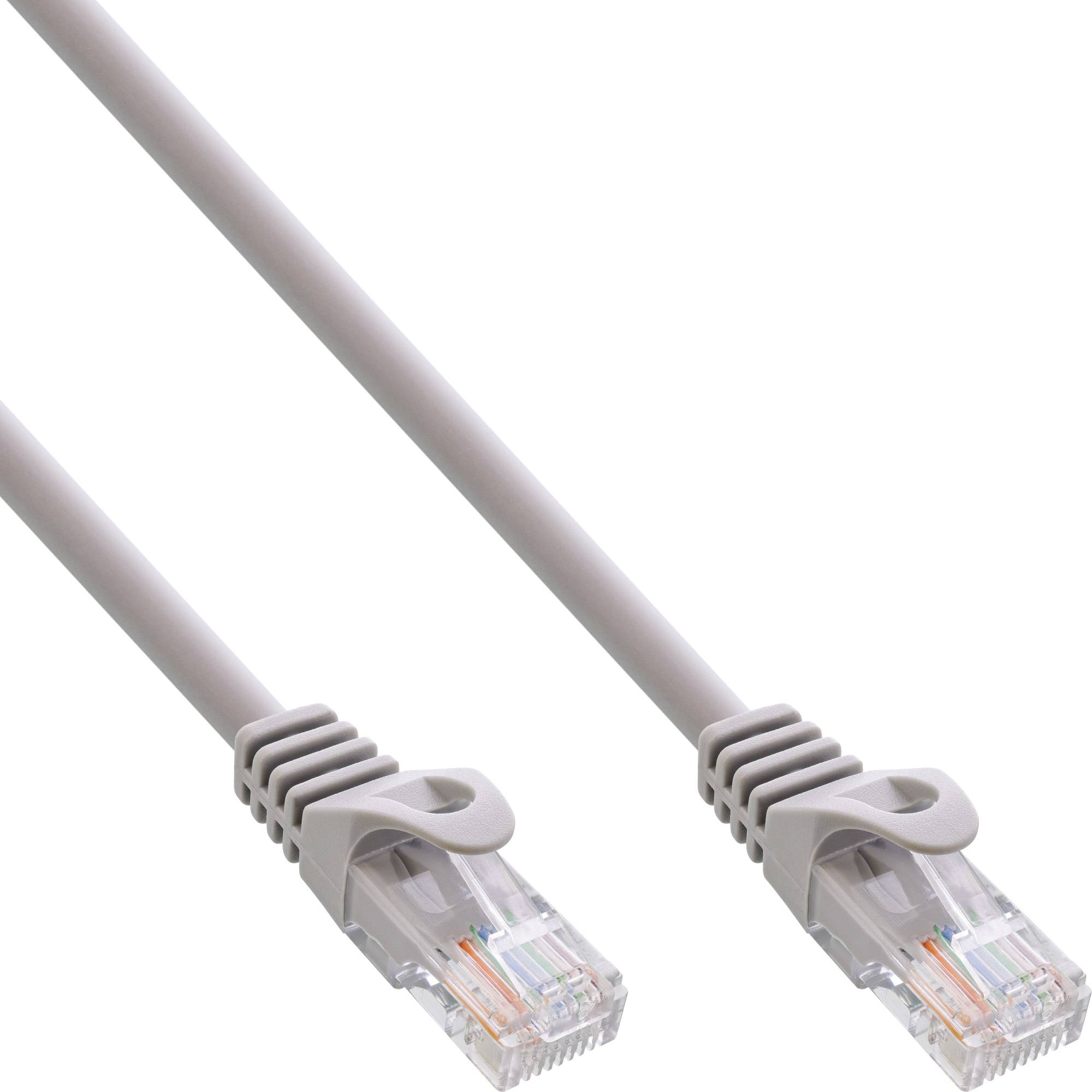 INLINE - Patchkabel - U/UTP - Cat.5e - grau - 1m