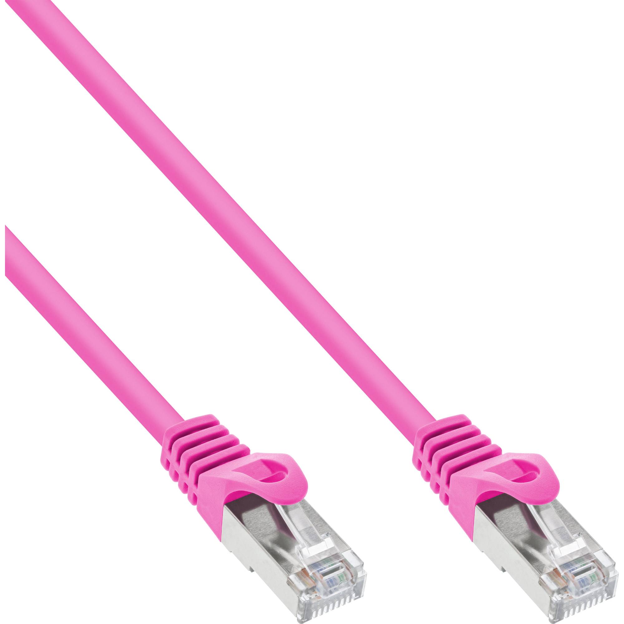 INLINE - Patchkabel - SF/UTP - Cat.5e - pink - 2m