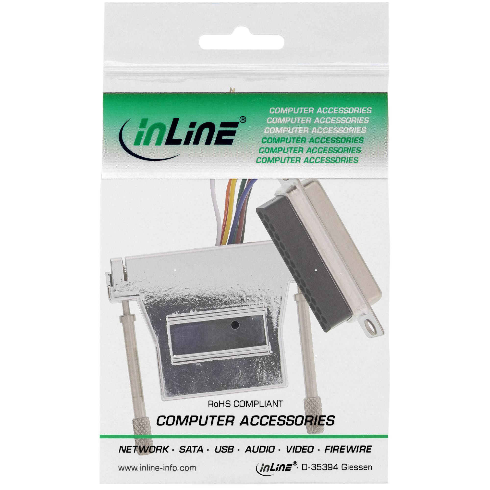 InLine - Serieller Adapter - RJ-45 (W) bis DB-25 (W)