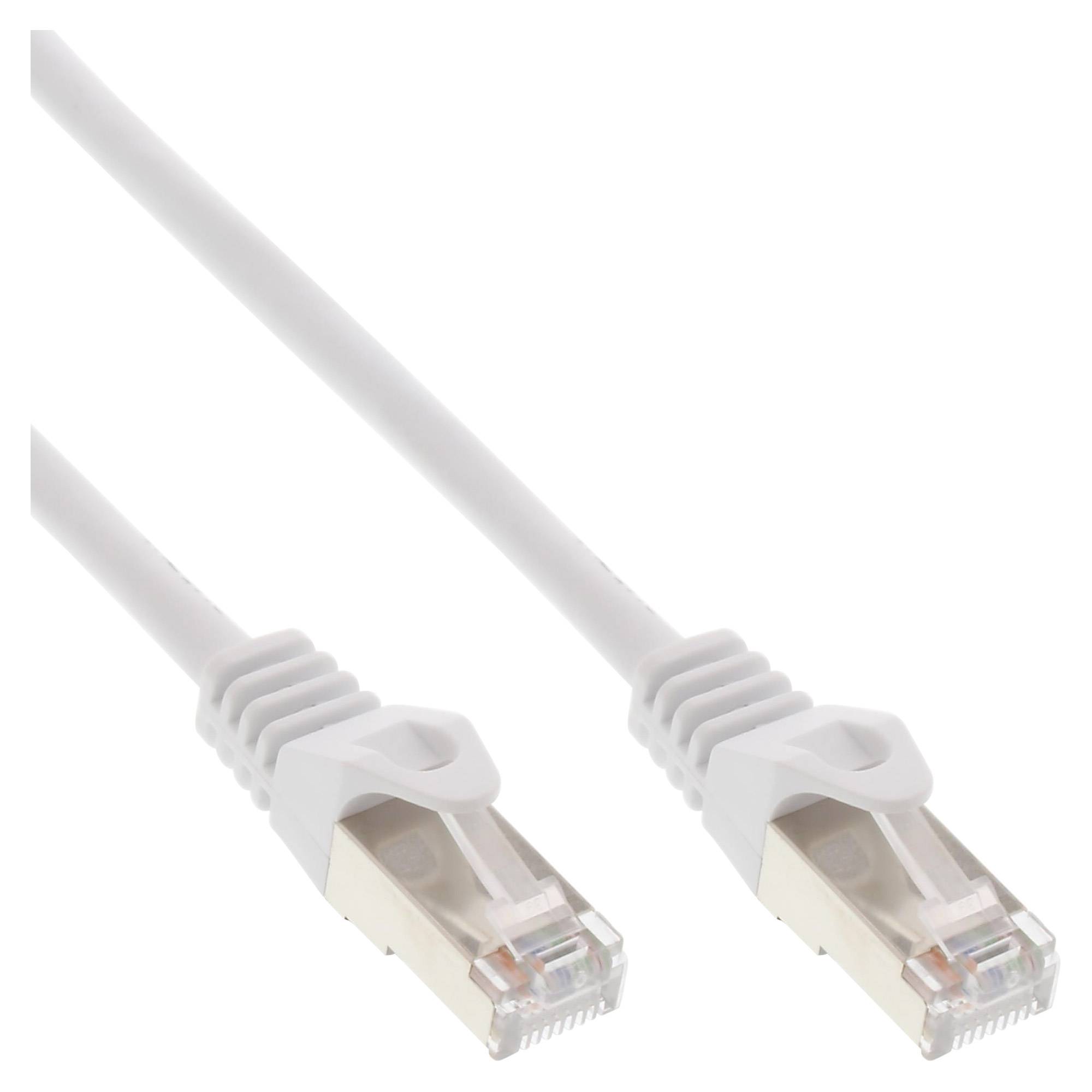 INLINE - Patchkabel - SF/UTP - Cat.5e - weiß - 0,3m