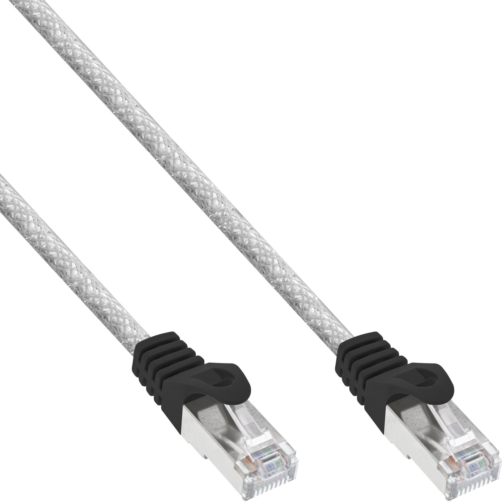 INLINE - Patchkabel - SF/UTP - Cat.5e - transparent - 0,3m