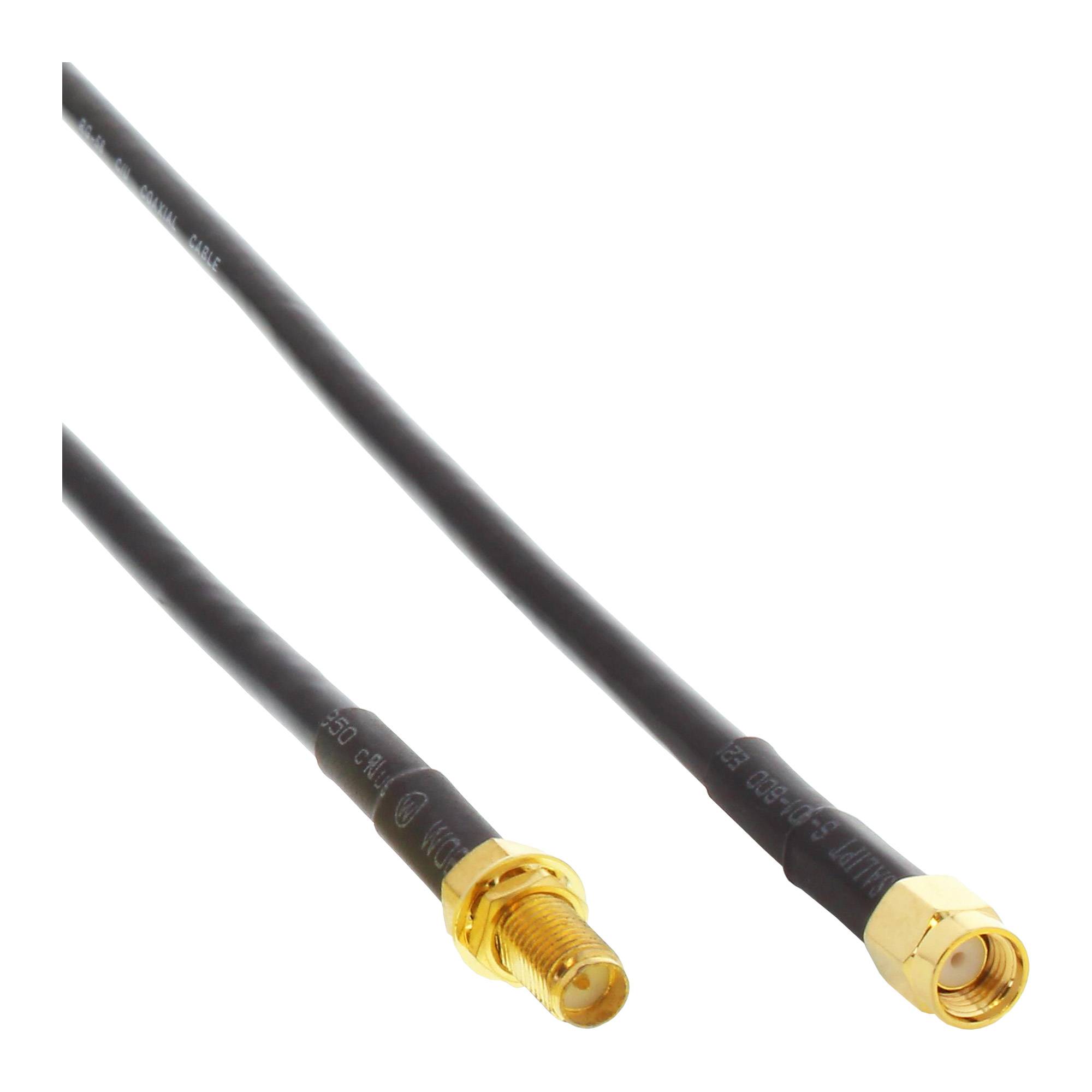 INLINE - WLAN Kabel - R-SMA-Stecker auf R-SMA-Kupplung - 20m