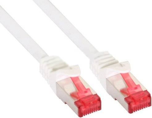 INLINE - Patchkabel - S/FTP (PiMf) - Cat.6 - 250MHz - PVC - Kupfer - weiß - 5m