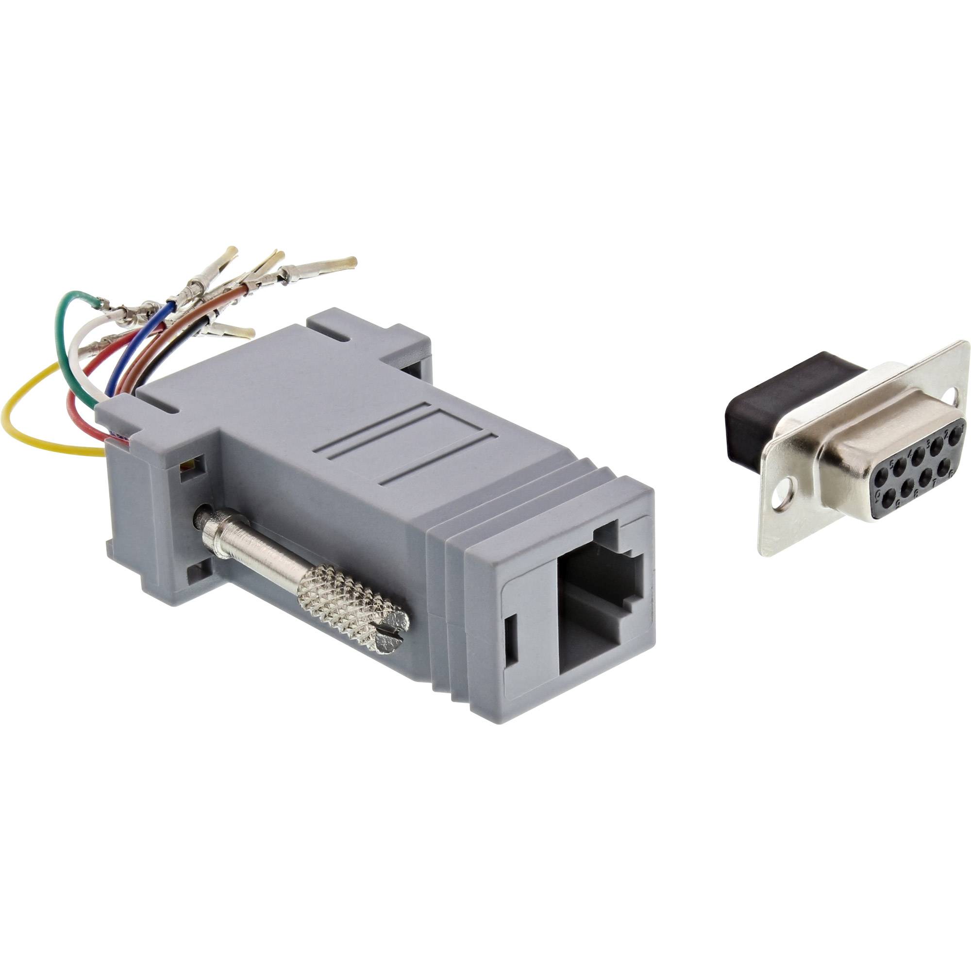 INLINE - Adapter - 9pol Sub D Buchse an RJ45 Buchse