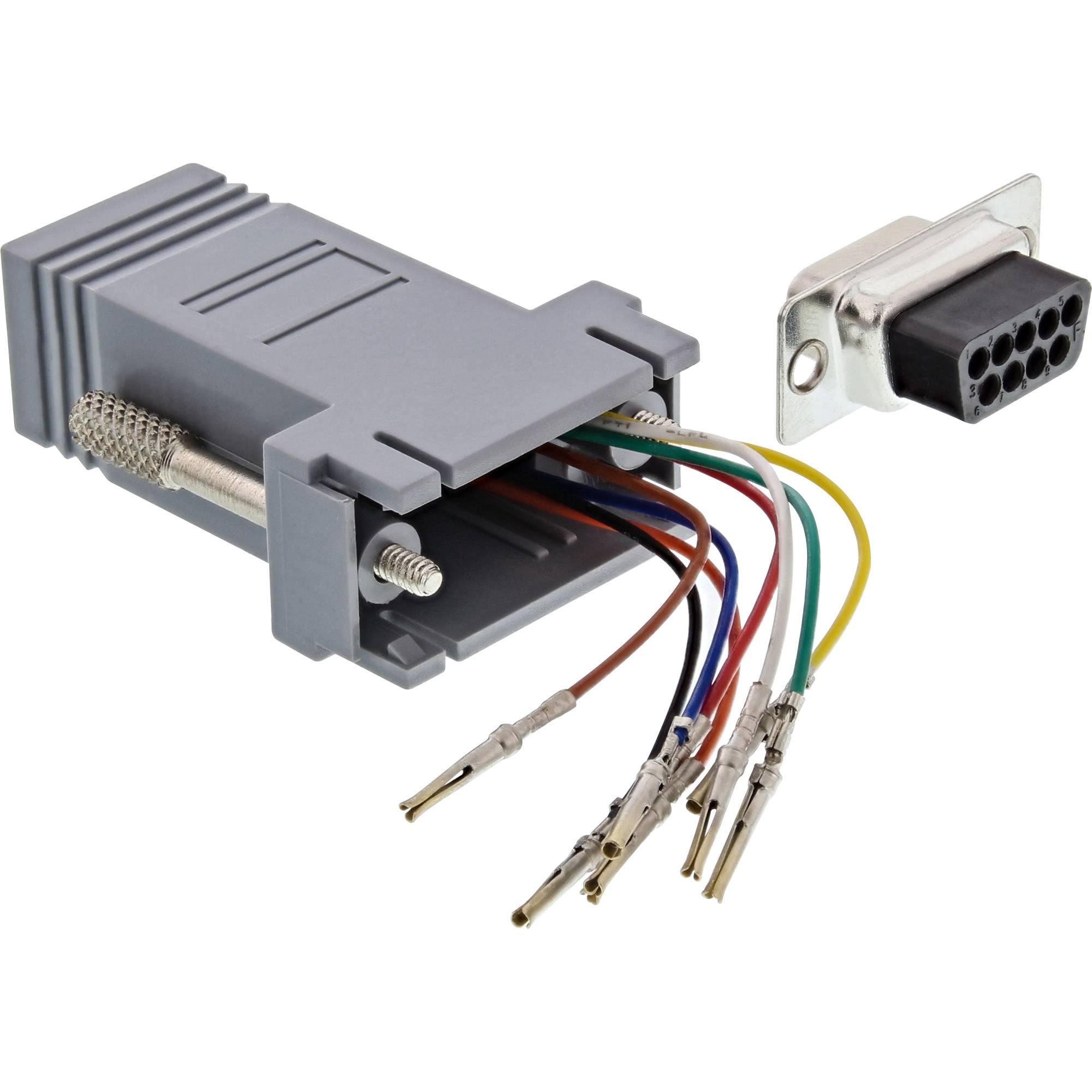 INLINE - Adapter - 9pol Sub D Buchse an RJ45 Buchse
