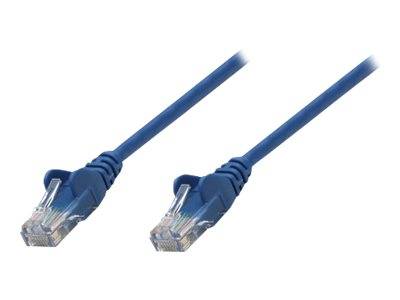Intellinet Network Patch Cable, Cat6, 1.5m, Blue, Copper, U/UTP, PVC, RJ45, Gold Plated Contacts, Snagless, Booted, Polybag - Patch-Kabel - RJ-45