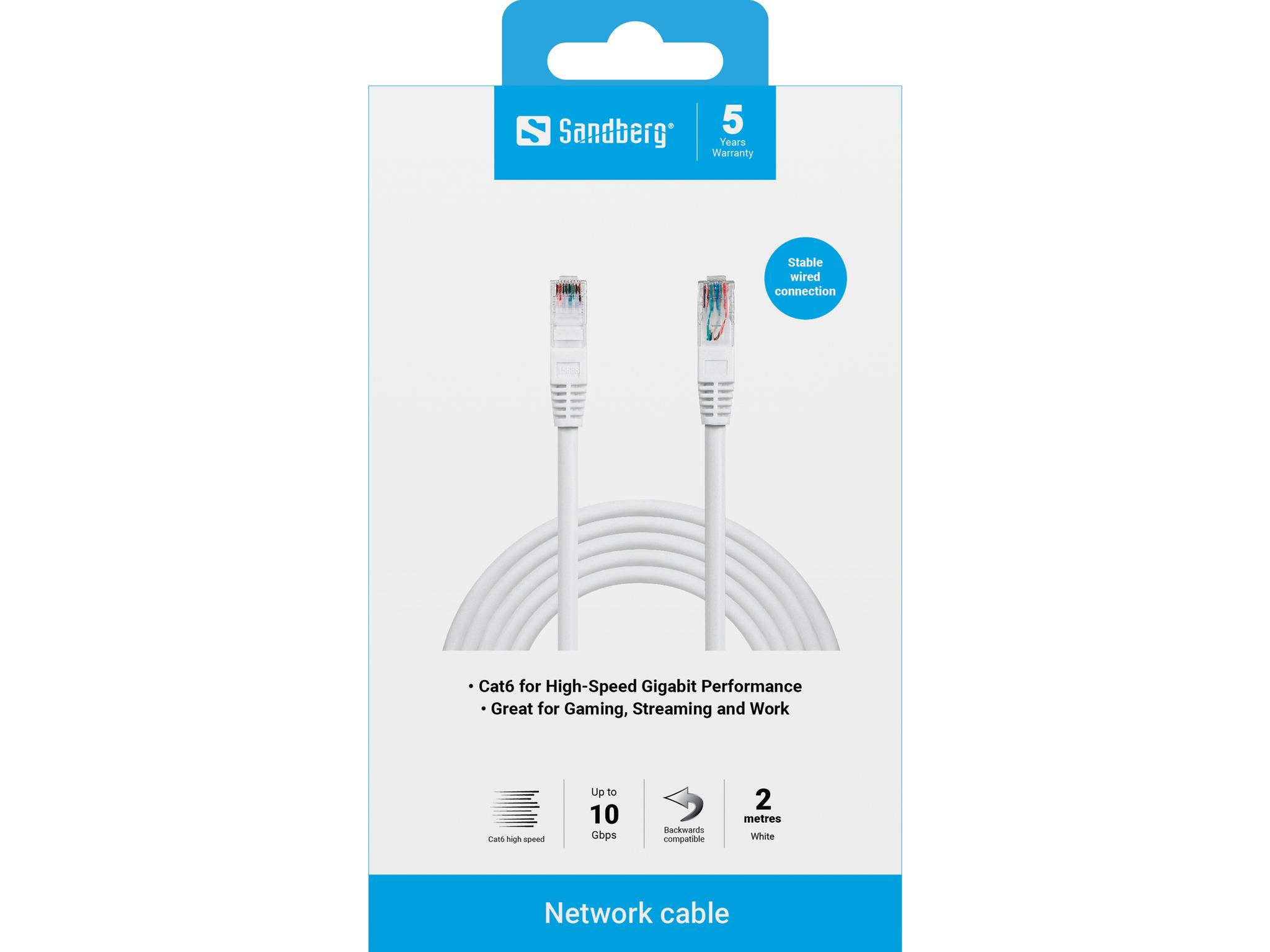 SANDBERG Netzwerkkabel - RJ-45 (M) zu RJ-45 (M)