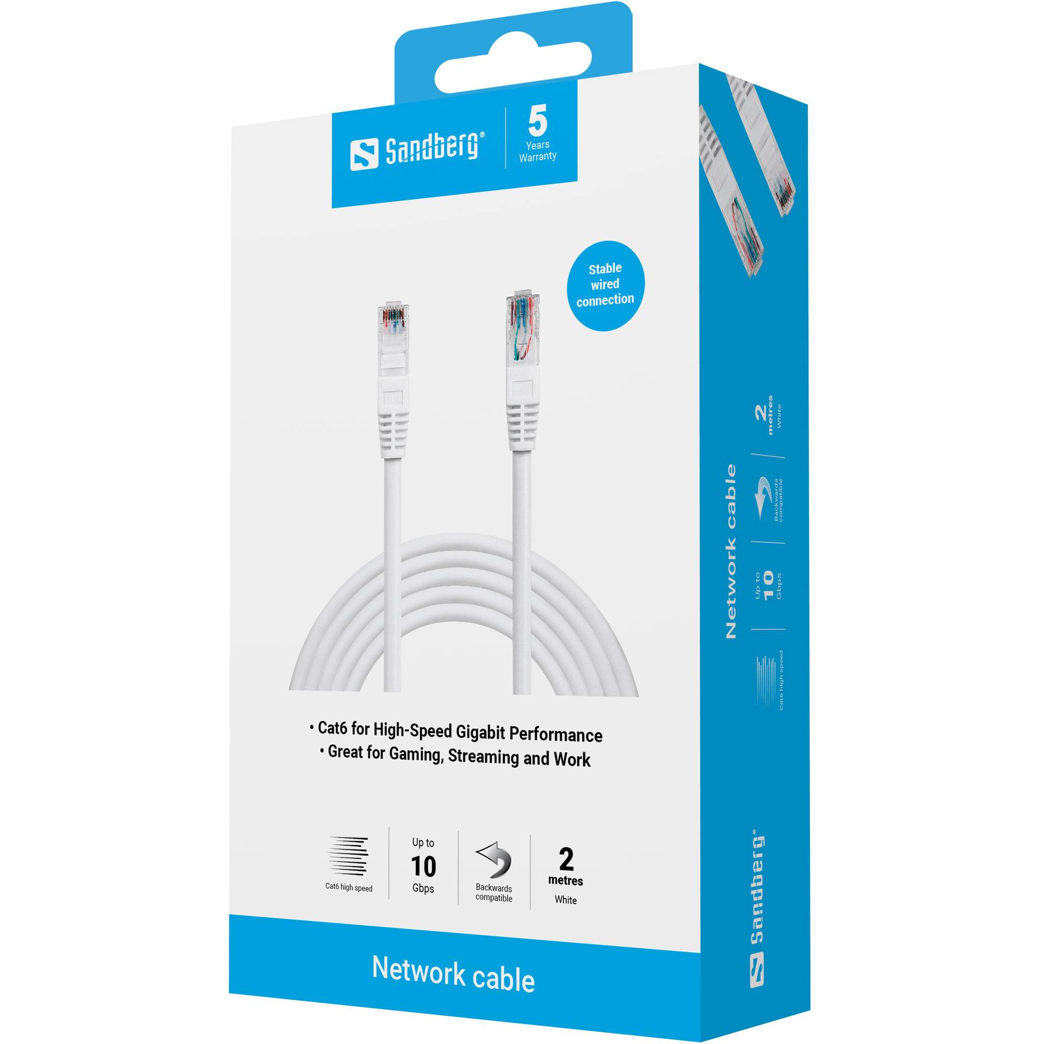 SANDBERG Netzwerkkabel - RJ-45 (M) zu RJ-45 (M)