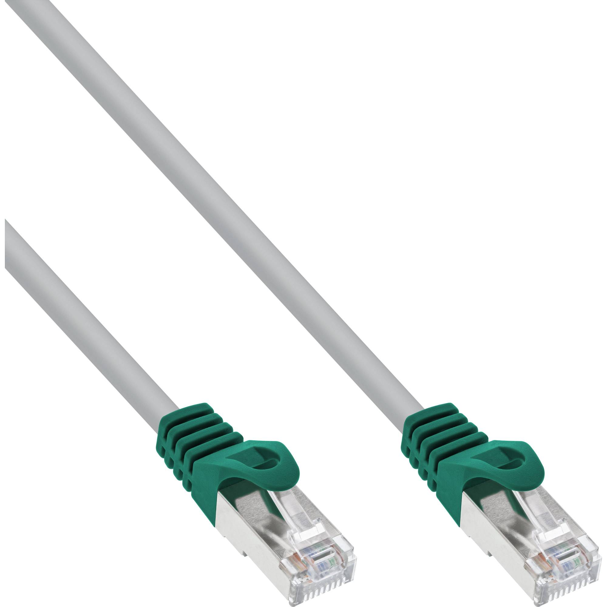 INLINE - Crossover Patchkabel - SF/UTP - Cat.5e - grau - 10m