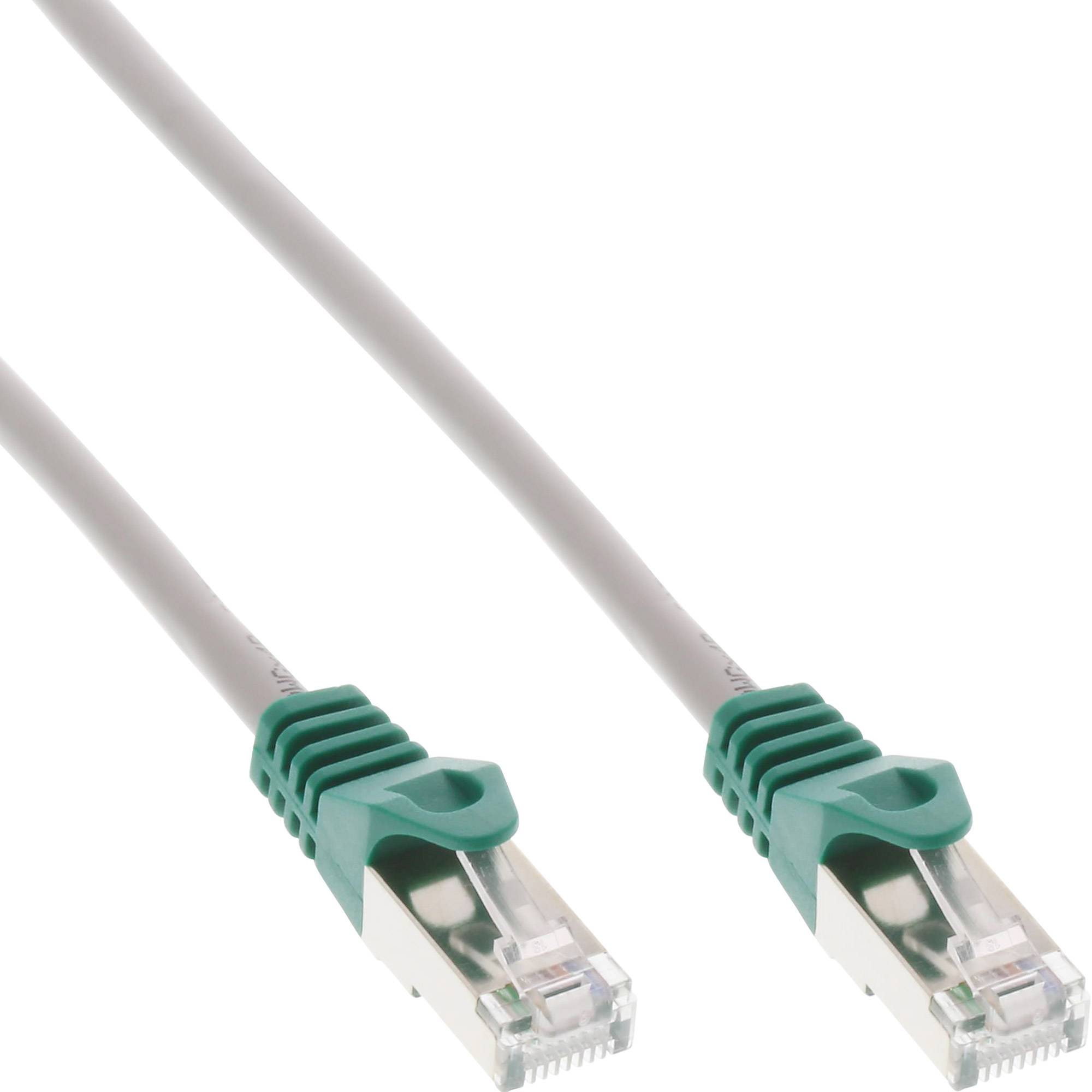 INLINE - Crossover Patchkabel - F/UTP - Cat.5e - grau - 10m