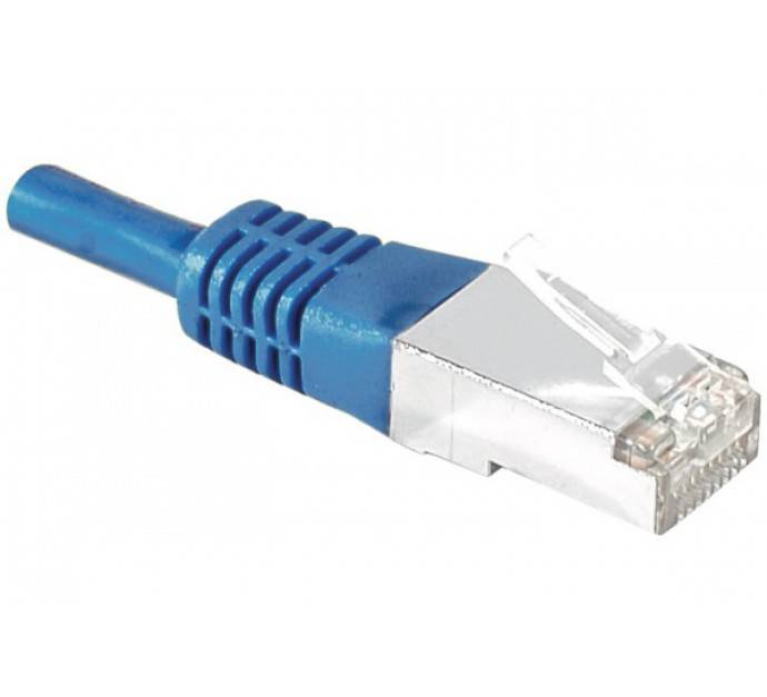 EXC 858318, 2 m, Cat6a, S/FTP (S-STP), RJ-45, RJ-45, Blau