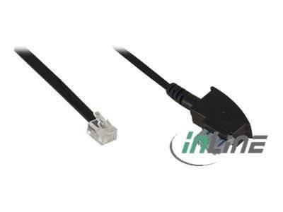 InLine - Netzwerkkabel - RJ-12 (M) bis TAE-N (M)