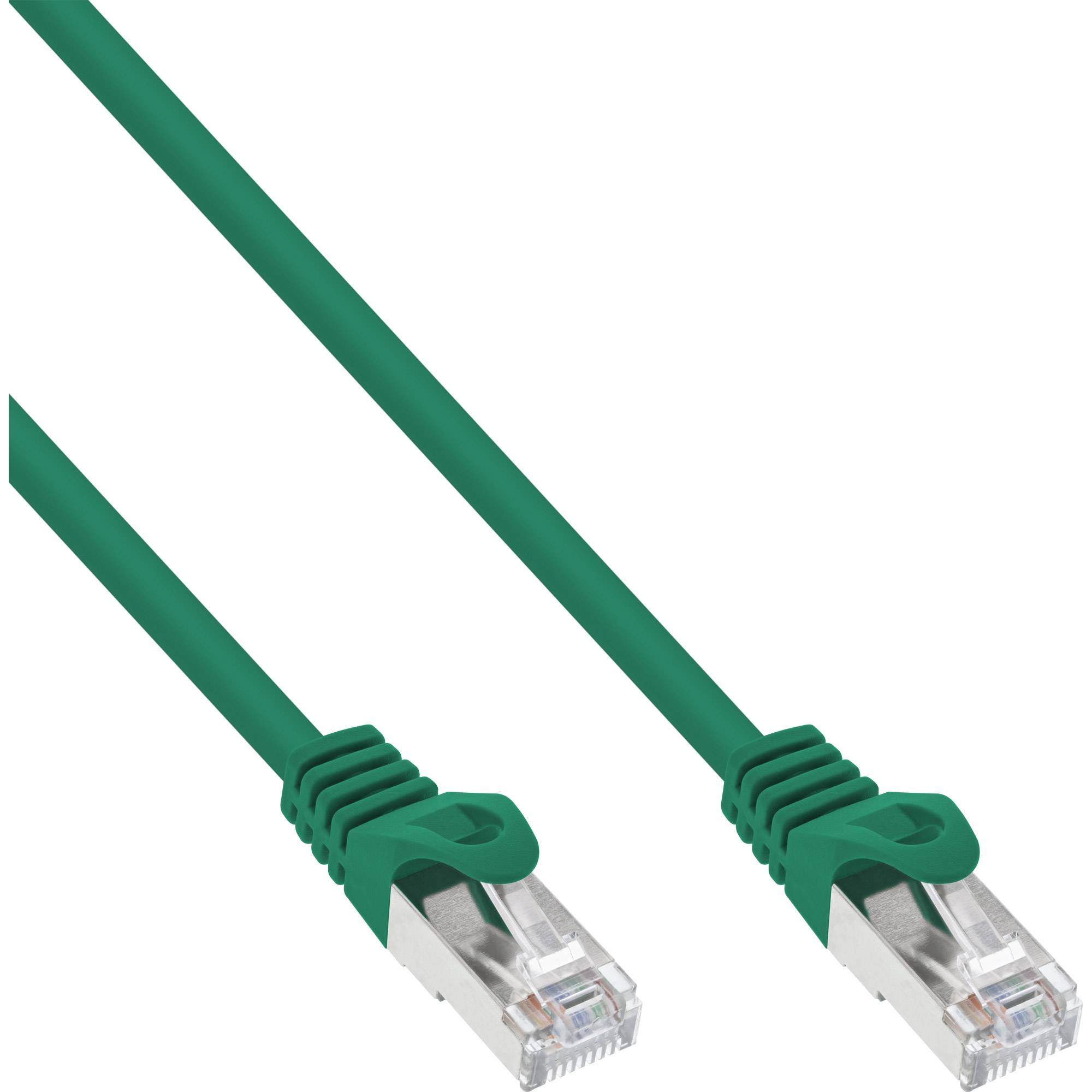 INLINE - Patchkabel - SF/UTP - Cat.5e - grün - 1,5m