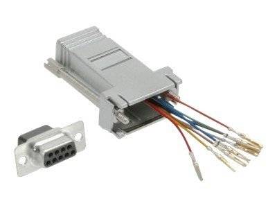 INLINE - Adapter - 9pol Sub D Buchse an RJ45 Buchse - metallisiert