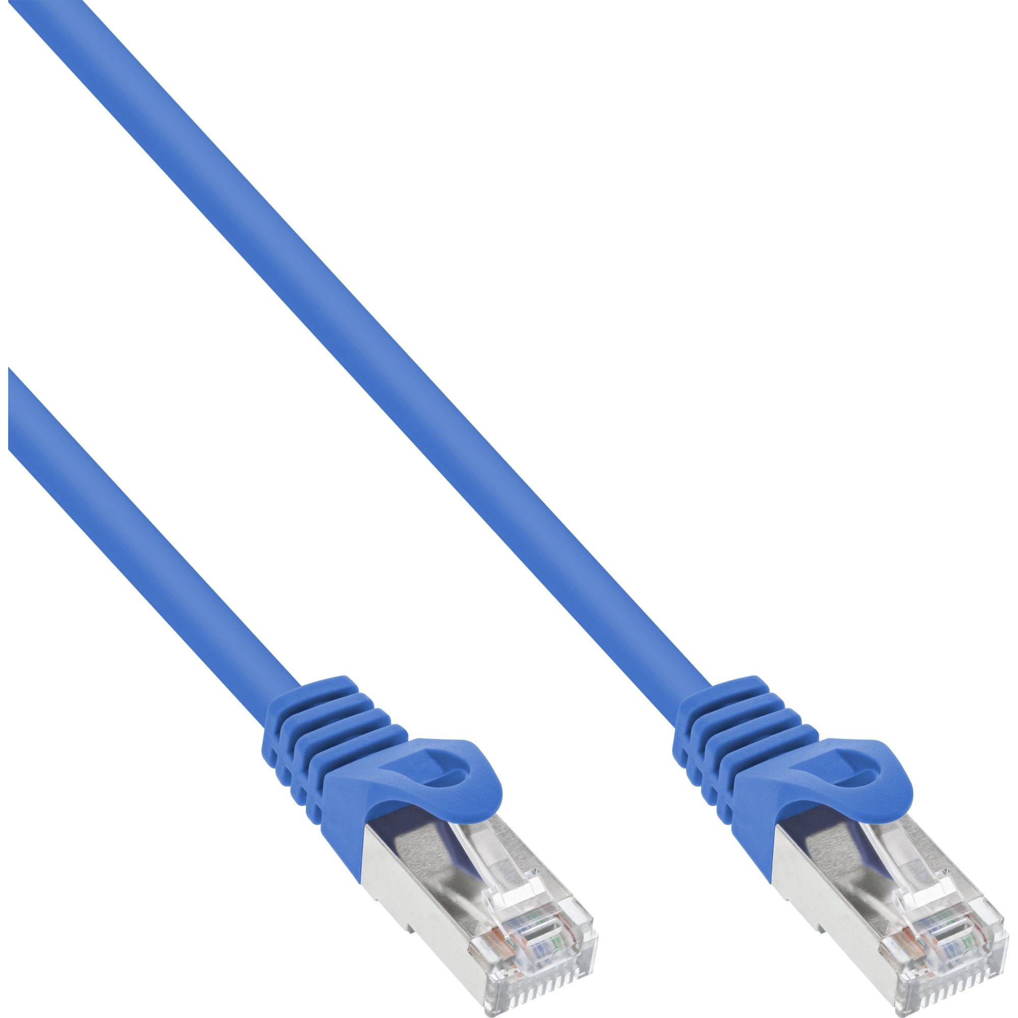 INLINE - Patchkabel - F/UTP - Cat.5e - blau - 3m