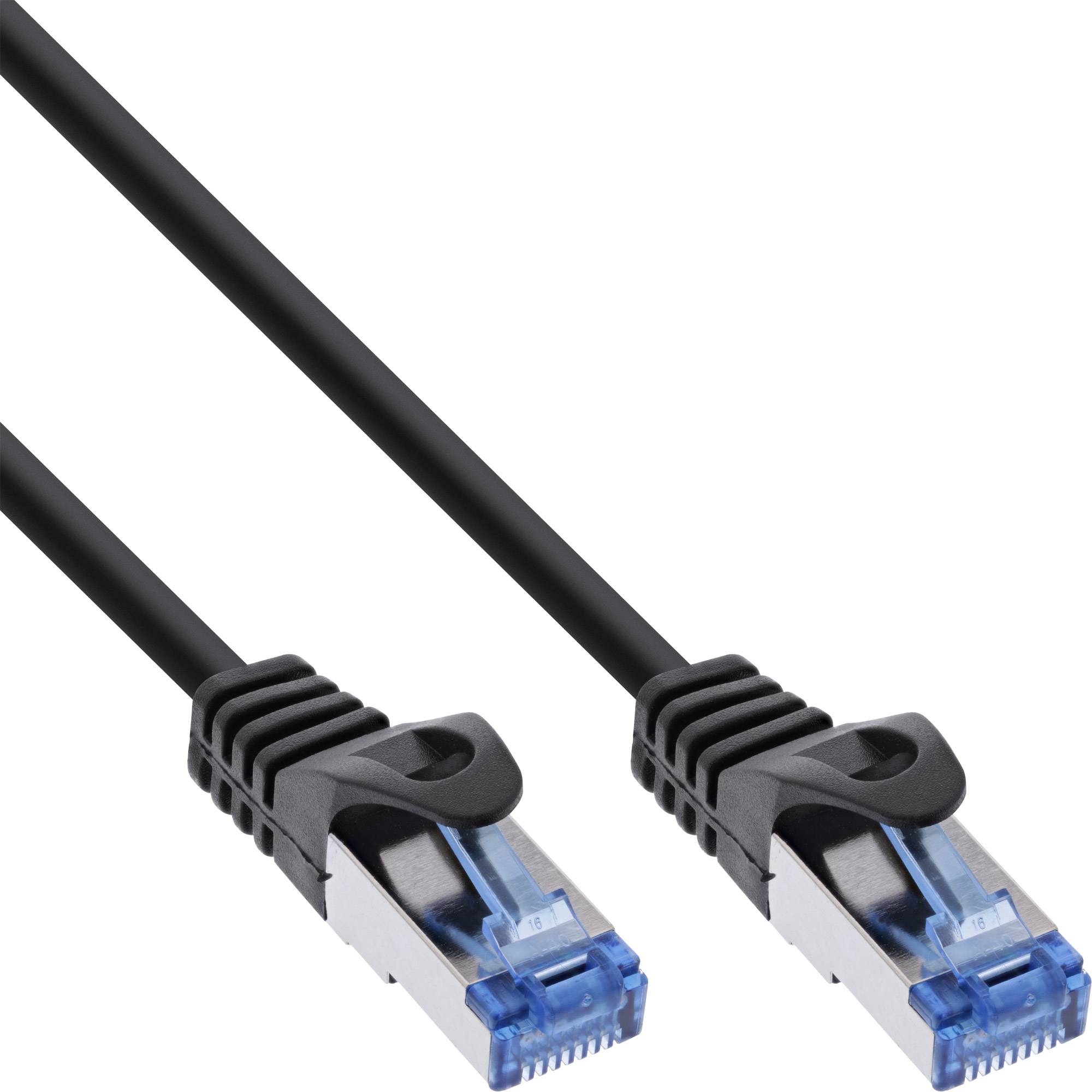 INLINE - Patchkabel - Cat.6A - S/FTP - PE outdoor - schwarz - 20m