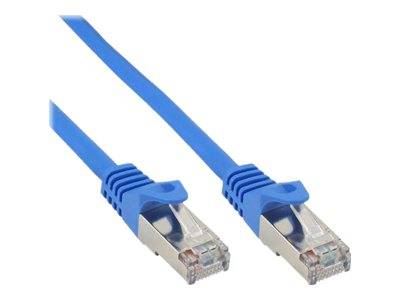 INLINE - Patchkabel - SF/UTP - Cat.5e - blau - 1m