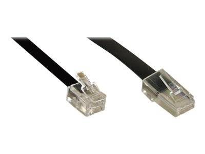 INLINE - Modularkabel - RJ45 zu RJ12 Stecker / Stecker - 6-adrig - 3m