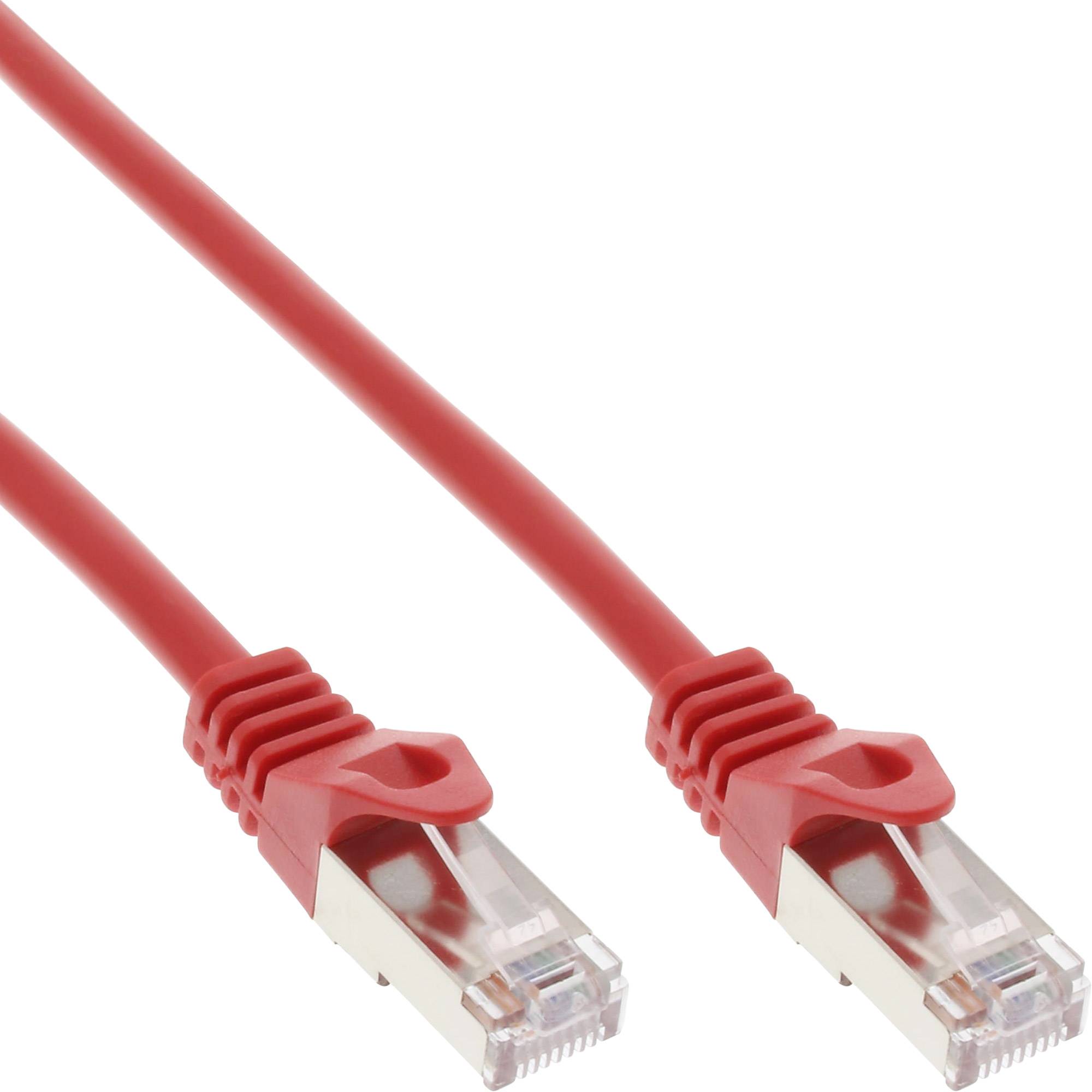 INLINE - Patchkabel - SF/UTP - Cat.5e - rot - 10m
