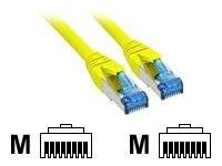 INLINE - Patchkabel - S/FTP (PiMf) - Cat.6A - halogenfrei - gelb - 2m