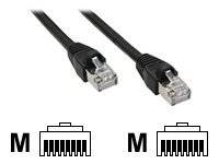 INLINE - Crossover Patchkabel - S/FTP - Cat.6 - schwarz - 2m