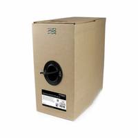 StarTech.com 1000 ft Bulk Roll of Black CMR Cat6 Solid UTP Riser Cable - Cat 6 Riser Cable - Cat.6 CMR Ethernet Cable -