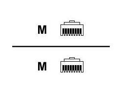 Cisco - Netzwerkkabel - RJ-45 (M) bis RJ-45 (M)