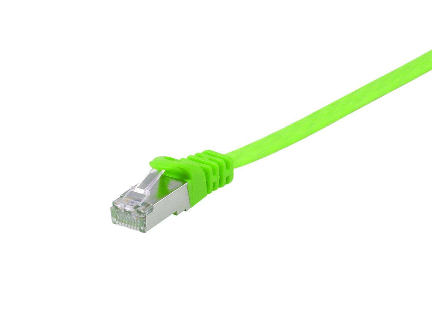 Equip Cat.6A U/FTP Flat Patchkabel, 3m, Grün, 3 m, Cat6a, U/FTP (STP), RJ-45, RJ-45