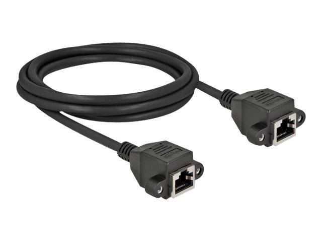 Delock - Netzwerkkabel - RJ-45 (W) with nuts bis RJ-45 (W)