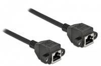 Delock - Netzwerkkabel - RJ-45 (W) with nuts bis RJ-45 (W)
