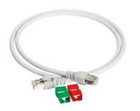 APC VDIP185X46010, 1 m, Cat6a, S/FTP (S-STP), RJ-45, RJ-45